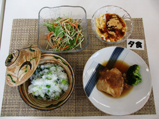 消化性潰瘍食　夕食